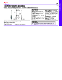 Thumbnail of document Data Sheet - RP2 Wireless Thermo-Hygrometer Probe